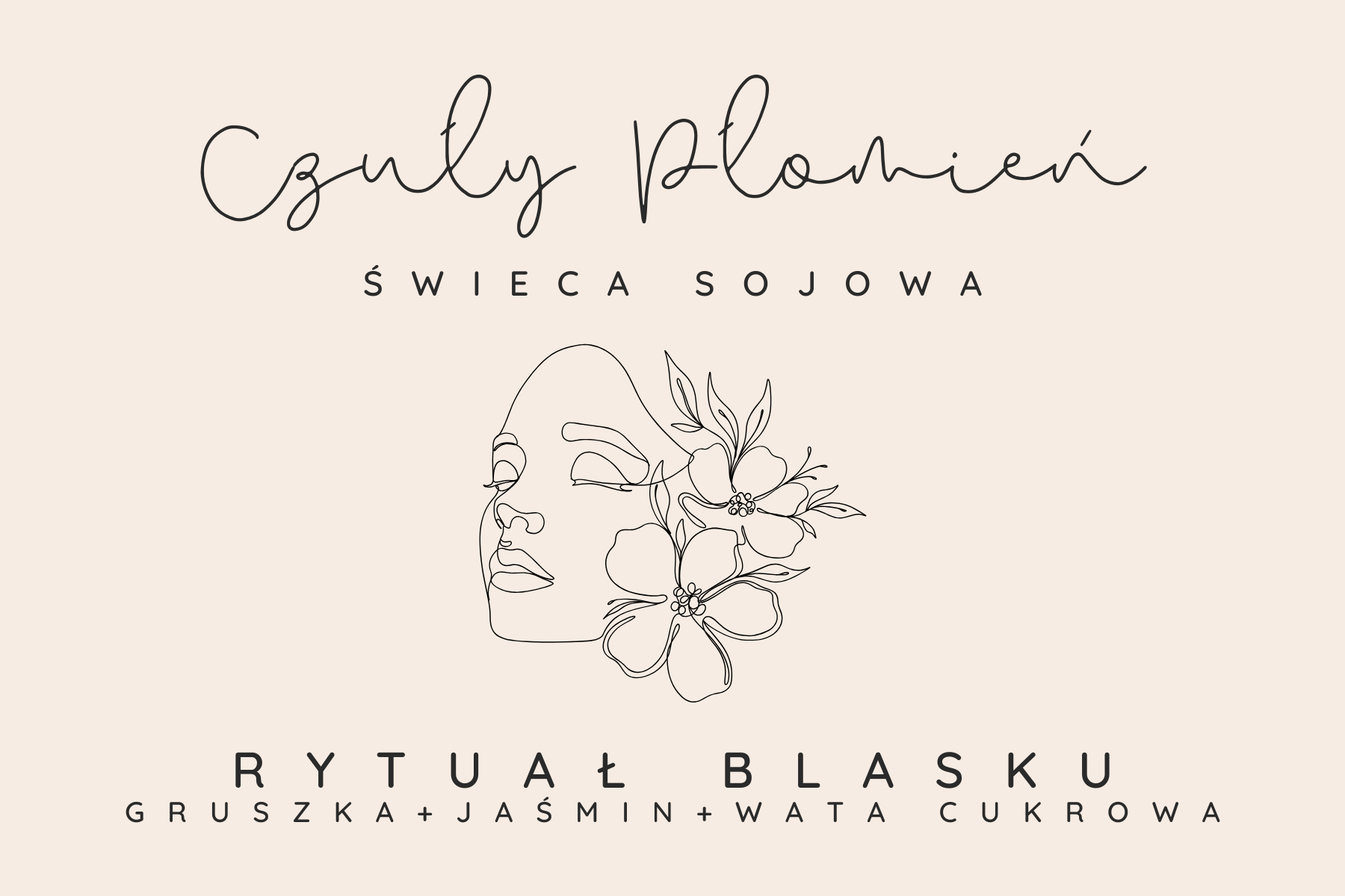 Rytuał blasku gruszka + jaśmin + wata cukrowa